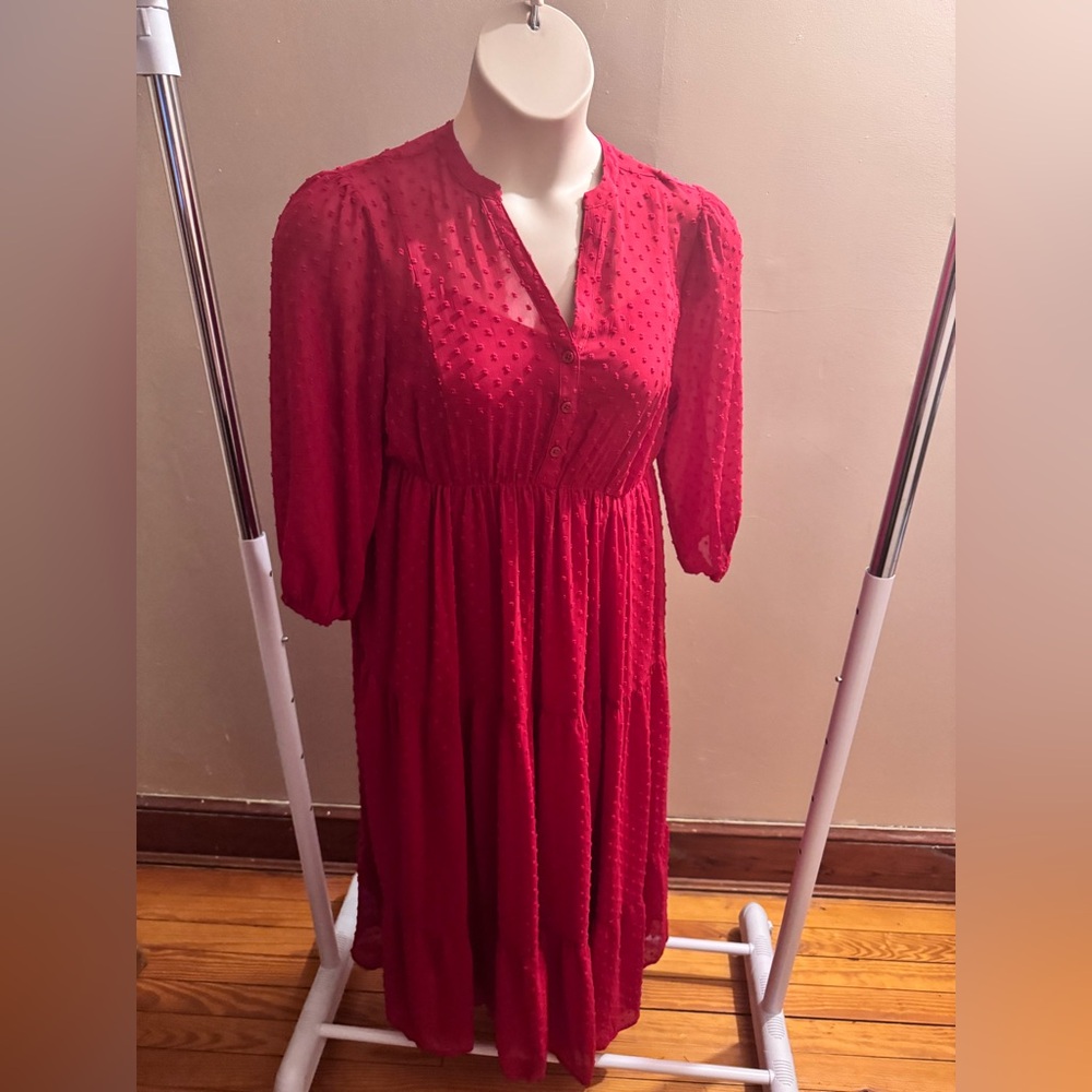 Torrid red maxi dress. New with tags.